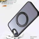 For iPhone SE 2022 / 2020 / 8 / 7 Wing Series MagSafe Magnetic Ring Holder Phone Case(Black) - 3