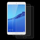 For Huawei Tablet C5 8.0 2 PCS 9H HD Explosion-proof Tempered Glass Film - 1