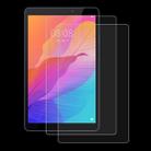 For Huawei Tablet C3 8.0 2 PCS 9H HD Explosion-proof Tempered Glass Film - 1