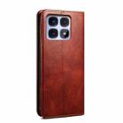 For Redmi K70 Ultra 5G Oil Wax Crazy Horse Texture Leather Phone Case(Brown) - 3