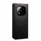 For Redmi Note 14 Pro+ 5G Oil Wax Crazy Horse Texture Leather Phone Case(Black) - 3