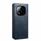 For Redmi Note 14 Pro+ 5G Oil Wax Crazy Horse Texture Leather Phone Case(Blue) - 3
