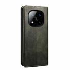 For Redmi Note 14 Pro+ 5G Oil Wax Crazy Horse Texture Leather Phone Case(Green) - 3
