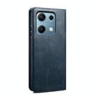 For Redmi Note 14S 4G Oil Wax Crazy Horse Texture Leather Phone Case(Blue) - 3