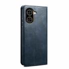 For Redmi A5 4G 171.7mm / Poco C71 Oil Wax Crazy Horse Texture Leather Phone Case(Blue) - 3