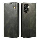 For Redmi A5 4G 171.7mm / Poco C71 Oil Wax Crazy Horse Texture Leather Phone Case(Green) - 1