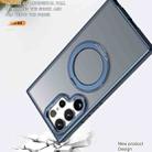 For Samsung Galaxy S24 Ultra 5G Wing Series MagSafe Magnetic Ring Holder Phone Case(Blue) - 3