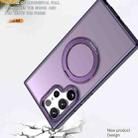 For Samsung Galaxy S24 Ultra 5G Wing Series MagSafe Magnetic Ring Holder Phone Case(Dark Purple) - 3