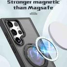 For Samsung Galaxy S23 Ultra 5G Wing Series MagSafe Magnetic Ring Holder Phone Case(Black) - 2