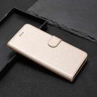 For iPhone 16 Pro Silk Texture Horizontal Flip Leather Phone Case(Gold) - 2