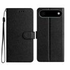 For iPhone 17 Air Silk Texture Horizontal Flip Leather Phone Case(Black) - 1