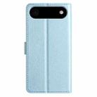 For iPhone 17 Air Silk Texture Horizontal Flip Leather Phone Case(Light Blue) - 3