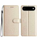 For iPhone 17 Air Silk Texture Horizontal Flip Leather Phone Case(Gold) - 1