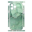 For iPhone 15 Pro Max All-inclusive PET Phone Decal Adhesive Sticker(Green Marble) - 2