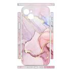 For iPhone 15 Plus All-inclusive PET Phone Decal Adhesive Sticker(Pink Purple Marble) - 2