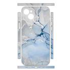 For iPhone 15 Plus All-inclusive PET Phone Decal Adhesive Sticker(Blue Marble) - 2