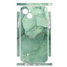 For iPhone 15 Plus All-inclusive PET Phone Decal Adhesive Sticker(Green Marble) - 2