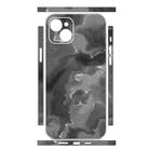 For iPhone 15 All-inclusive PET Phone Decal Adhesive Sticker(Black White Marble) - 2