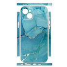 For iPhone 14 Plus All-inclusive PET Phone Decal Adhesive Sticker(Lake Blue Marble) - 2