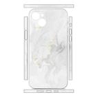 For iPhone 13 All-inclusive PET Phone Decal Adhesive Sticker(White Marble) - 2