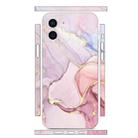 For iPhone 12 All-inclusive PET Phone Decal Adhesive Sticker(Pink Purple Marble) - 1