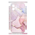 For iPhone 12 All-inclusive PET Phone Decal Adhesive Sticker(Pink Purple Marble) - 2