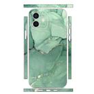 For iPhone 12 All-inclusive PET Phone Decal Adhesive Sticker(Green Marble) - 1