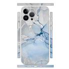 For iPhone 12 Pro Max All-inclusive PET Phone Decal Adhesive Sticker(Blue Marble) - 1