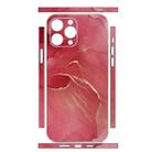 For iPhone 12 Pro All-inclusive PET Phone Decal Adhesive Sticker(Red Marble) - 2