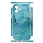 For iPhone 12 mini All-inclusive PET Phone Decal Adhesive Sticker(Lake Blue Marble) - 2