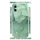 For iPhone 12 mini All-inclusive PET Phone Decal Adhesive Sticker(Green Marble) - 1