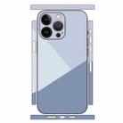 For iPhone 12 Pro Geometric Style All-inclusive PET Phone Decal Adhesive Sticker(Grey) - 1