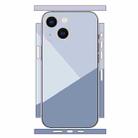 For iPhone 13 Geometric Style All-inclusive PET Phone Decal Adhesive Sticker(Grey) - 1