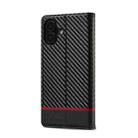 For iPhone 16 Plus LC.IMEEKE Carbon Fiber Leather Phone Case(Horizontal Black) - 3