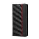 For iPhone 17 LC.IMEEKE Carbon Fiber Leather Phone Case(Vertical Black) - 2