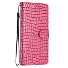 For iPhone 16 Pro Crocodile Texture Horizontal Flip Leather Phone Case(Rose Red) - 3