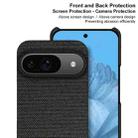 For Google Pixel 9 / 9 Pro imak Ruiyi Series Cloth Texture PU + PC Phone Case(Black) - 3