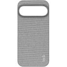 For Google Pixel 9 / 9 Pro imak Ruiyi Series Cloth Texture PU + PC Phone Case(Light Grey) - 2