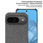 For Google Pixel 9 / 9 Pro imak Ruiyi Series Cloth Texture PU + PC Phone Case(Dark Grey) - 3