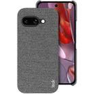 For Google Pixel 9a imak Ruiyi Series Cloth Texture PU + PC Phone Case(Dark Grey) - 1