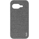 For Google Pixel 9a imak Ruiyi Series Cloth Texture PU + PC Phone Case(Dark Grey) - 2