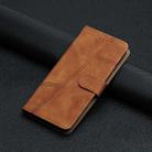 For iPhone 16 Plus Skin-feel Stitching Leather Phone Case(Brown) - 2