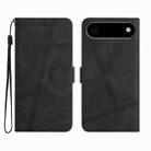 For iPhone 17 Air Skin-feel Stitching Leather Phone Case(Black) - 1
