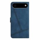 For iPhone 17 Air Skin-feel Stitching Leather Phone Case(Blue) - 3