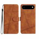 For iPhone 17 Air Skin-feel Stitching Leather Phone Case(Brown) - 1