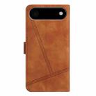 For iPhone 17 Air Skin-feel Stitching Leather Phone Case(Brown) - 3