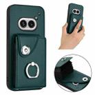 For Nothing Phone 2a Organ Card Bag Ring Holder Phone Case(Green) - 2