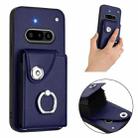For Nothing Phone 3a Organ Card Bag Ring Holder Phone Case(Blue) - 2