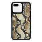 For iPhone 7 Plus / 8 Plus Exclusive Design Style PC Full Coverage Pattern Phone Case(Gold Python Texture) - 1