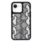 For iPhone 7 / 8 / SE 2020 2022 Exclusive Design Style PC Full Coverage Pattern Phone Case(Silver Python Texture) - 1